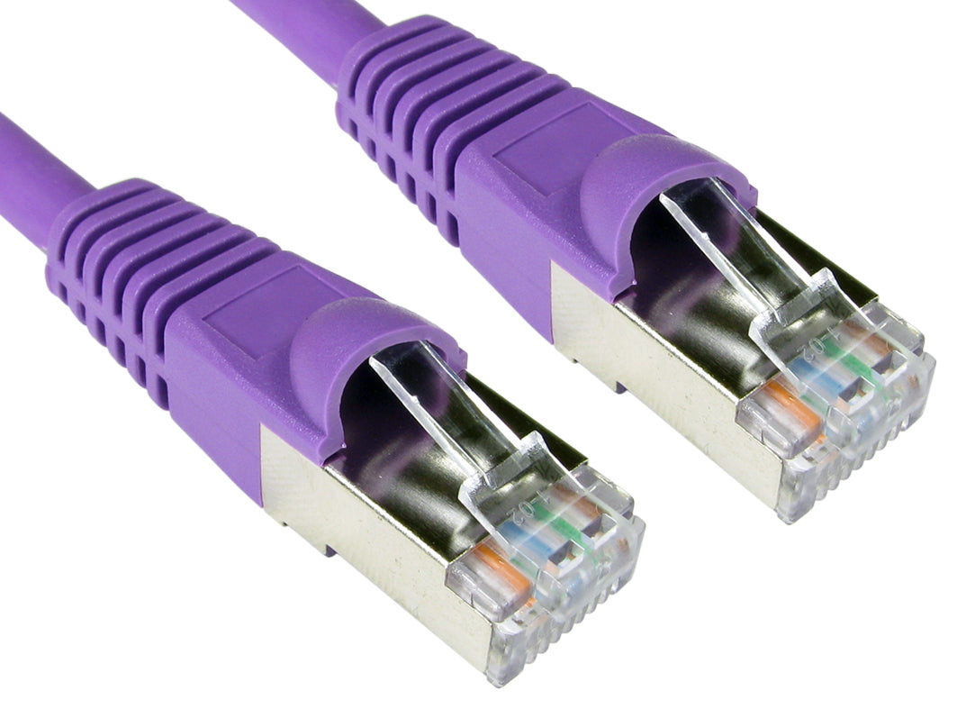 CDL 5m Cat6A Patch Cable - Violet