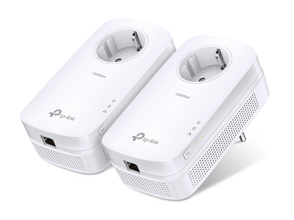 TP-Link TL-PA8010P KIT - Starter Kit - powerline adapter 1GbE HomePlug AV (HPAV) HomePlug AV (HPAV) 2.0 - wall-pluggable