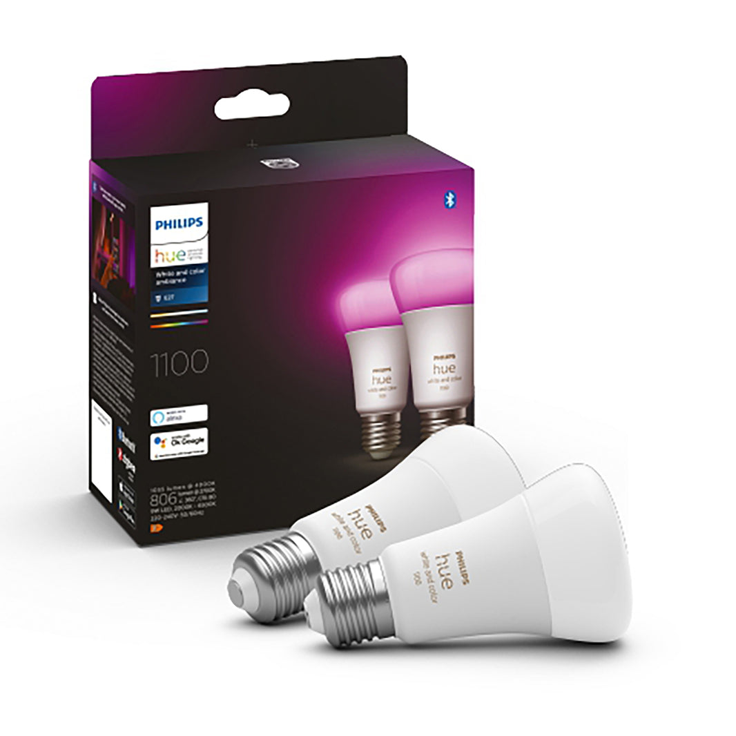 Philips Hue A60 – E27 smart bulb – 1100 (2-pack)