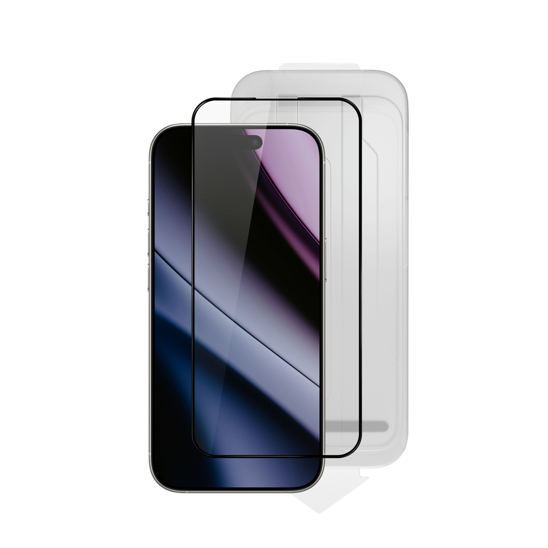 Epico Hero Glass 3D for iPhone 16 Plus with install frame