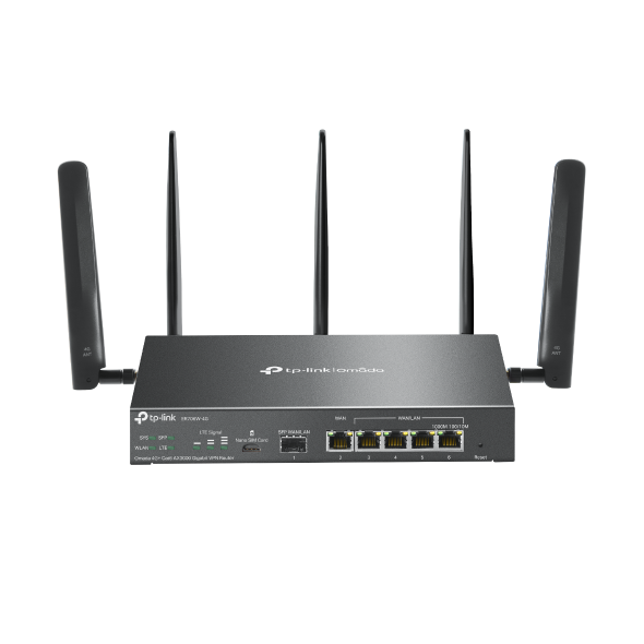 TP-Link Omada ER706WP-4G V1 - 1GbE - WAN ports: 6 - 4G