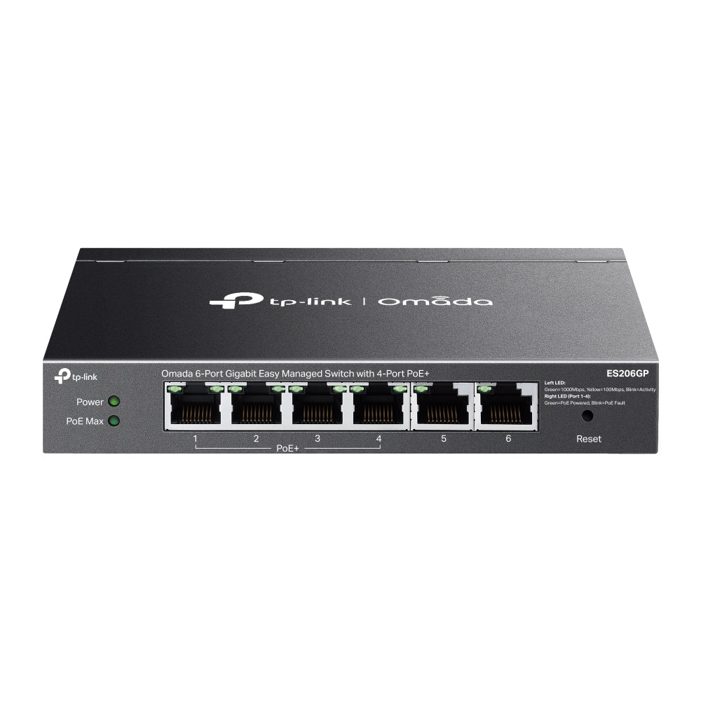 TP-LINK OMADA 6PT GB EMAN SWT 4PT POE+