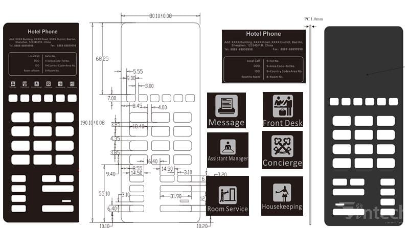 Fanvil H3 Faceplate