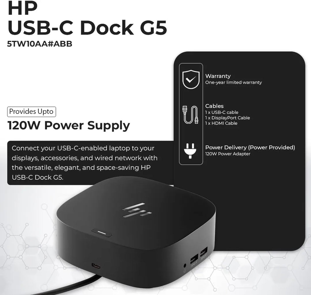 HP USB-C Dock G5 – 5TW10AA
