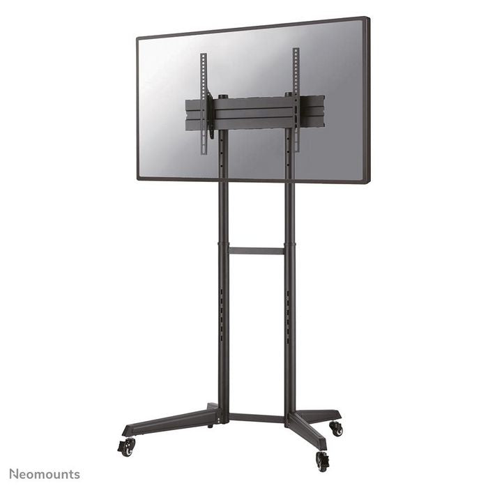 Neomounts FL50-540BL1, Mobile Trolley for 37"-70" Displays, Max load 50 kg, Manual adjust H:128,5-145 cm, VESA 100x100-600x400 - Black