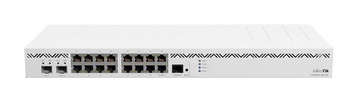 MikroTik 16Gbit LAN, 2x SFP+, Dual PSU Rack, 4 GB RAM
