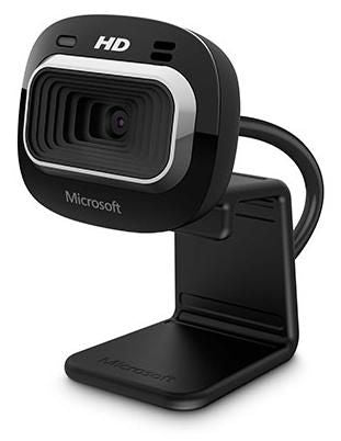 Microsoft HD-3000, 1280 x 720, 720p, 16:9, 30 fps, 68.5°, USB 2.0, black