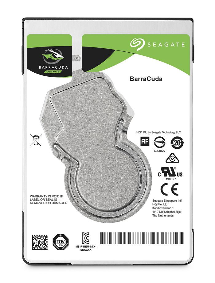5 TB, 2.5", SATA 6 Gb/s, 5400 RPM, 140 MB/s, 128 MB, 15 mm