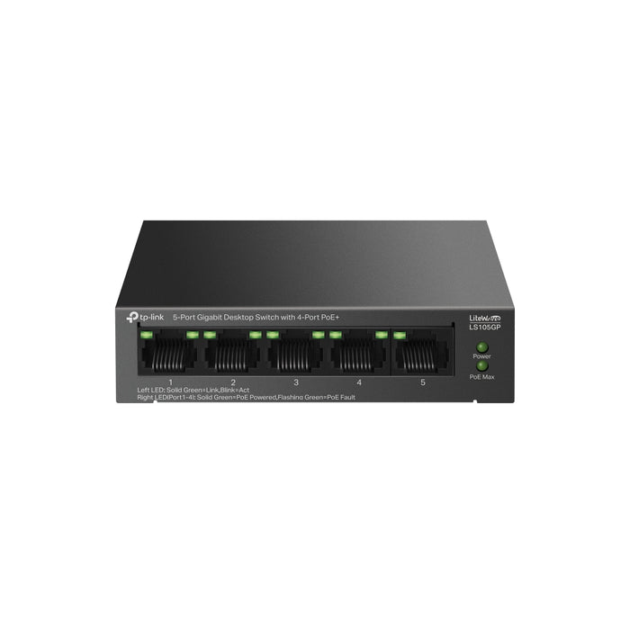 TP-LINK 5-PORT GB DESKTOP SWT 4 PT POE