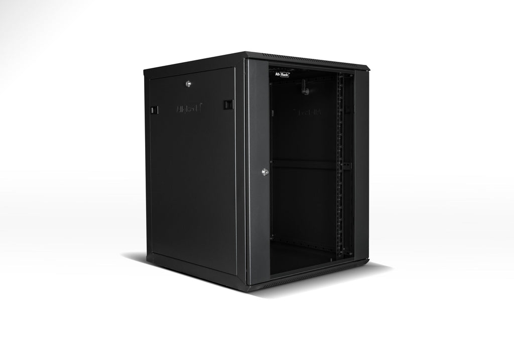 ALL-RACK 12U 600MM DEEP WALLBOX BK