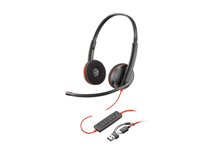 POLY BLACKWIRE MON C3210 USB-A/C BULK