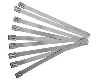 TITAN STAINLESS STEEL CABLE TIE 200X4.6 100PK