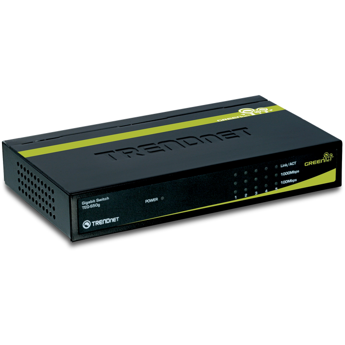 TRENDNET 5-PORT GIGABIT GREENNET SWITCH