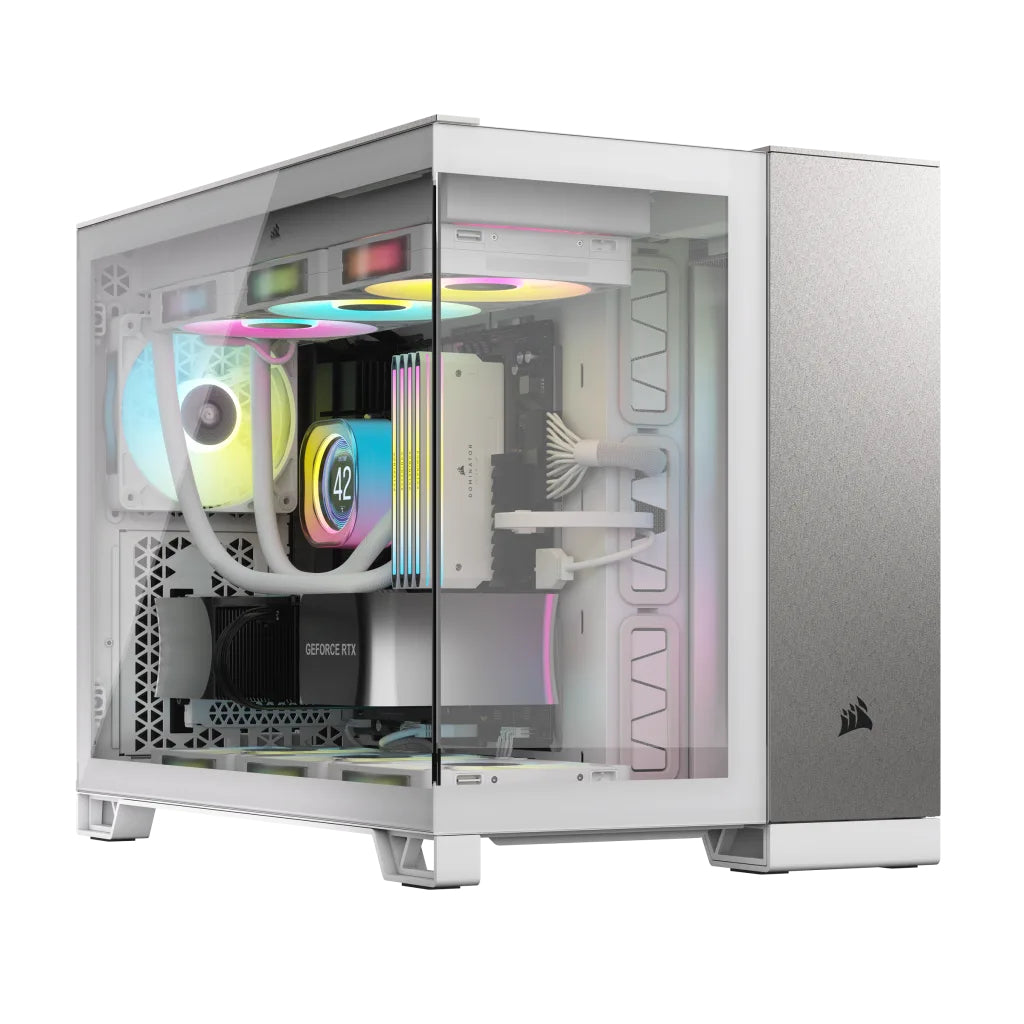CORSAIR 2500X MICRO ATX CASE WHT/GREY