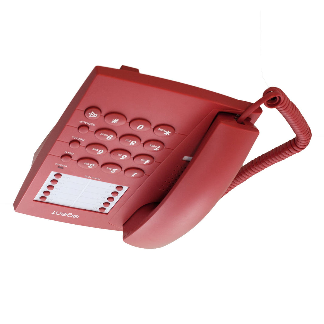 agent 1000 Basic Telephone Red