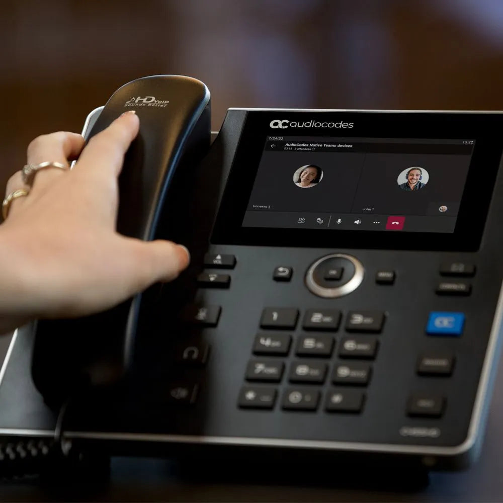 Audiocodes AUDIOCODES TEAMS C455HD-DBW IP PHONE BLK