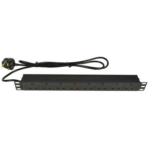 1U 8 WAY HORZ PDU UK13A