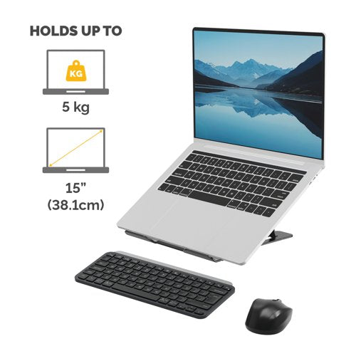 ALUMIA PORTABLE LAPTOP STAND - BLACK