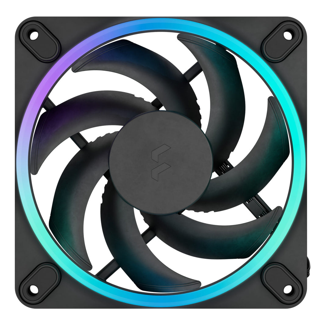 Fractal FAN Momentum 12 RGB 3-pack Black
