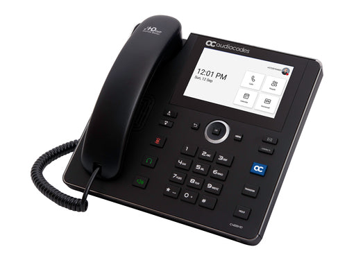 AUDIOCODES TEAMS C455HD R IP PHONE BLK