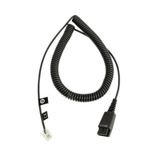Jabra QD Cord to RJ9 coiled 0.5 - 2M