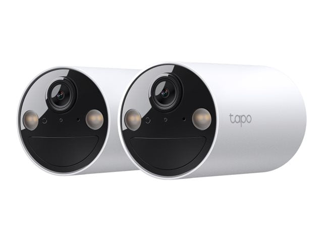 TP-Link Tapo C410 V1 - Network surveillance camera - outdoor indoor - weatherproof - colour (Day Night) - 3 MP - 2304 x 1296 - 2K - fixed focal - audio - wireless - Wi-Fi - 2.4GHz radio - H.264 (pack of 2)