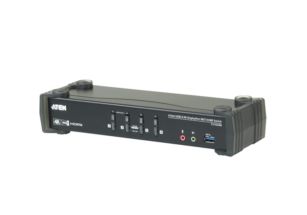 ATEN 4 PORT DP 4K60 MST KVMP
