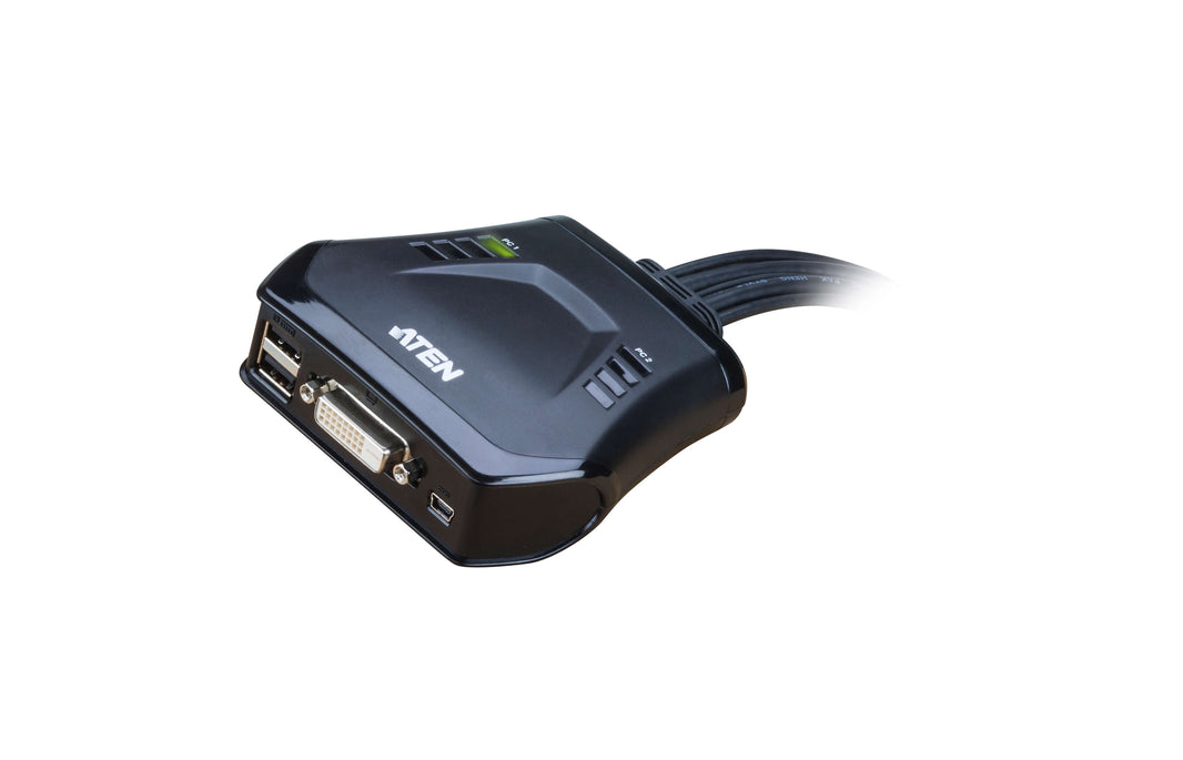 ATEN 2 Port DVI Cable KVM (No Audio)