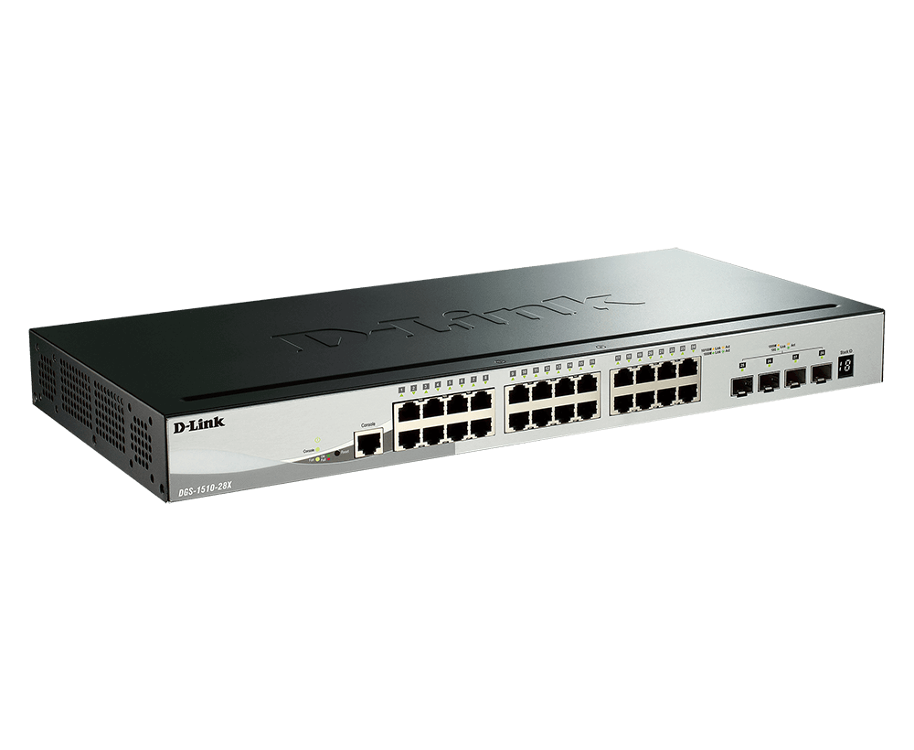 D-Link 28-Port Gigabit Stackable Smart Managed Switch including 4 10G SFP+