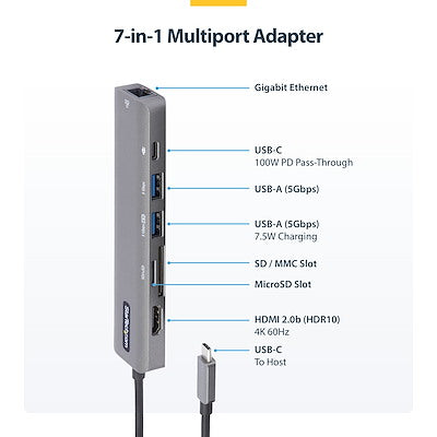 StarTech USB-C Multiport Adapter Hub