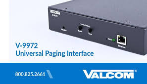 VALCOM UNIVERSAL PAGING INTERFACE (V-9972)