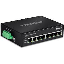 TRENDNET 8PT IND. GB POE+ DIN-RAIL SWITCH 24-56V
