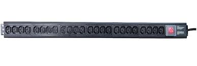 24 WAY VERTICAL IEC C13 PDU-32AMP PLUG