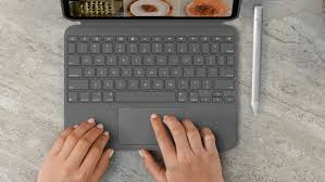 Logitech Combo Touch QWERTY UK English Smart Connector Grey