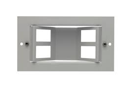 TITAN PLATE WITH 4 X LJ6C APERTURES L/GREY