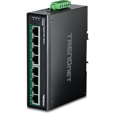 TRENDNET 8PT IND. GB POE+ DIN-RAIL SWITCH 24-56V