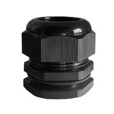 50MM GLANDS & LOCKNUTS (PK2) BLACK