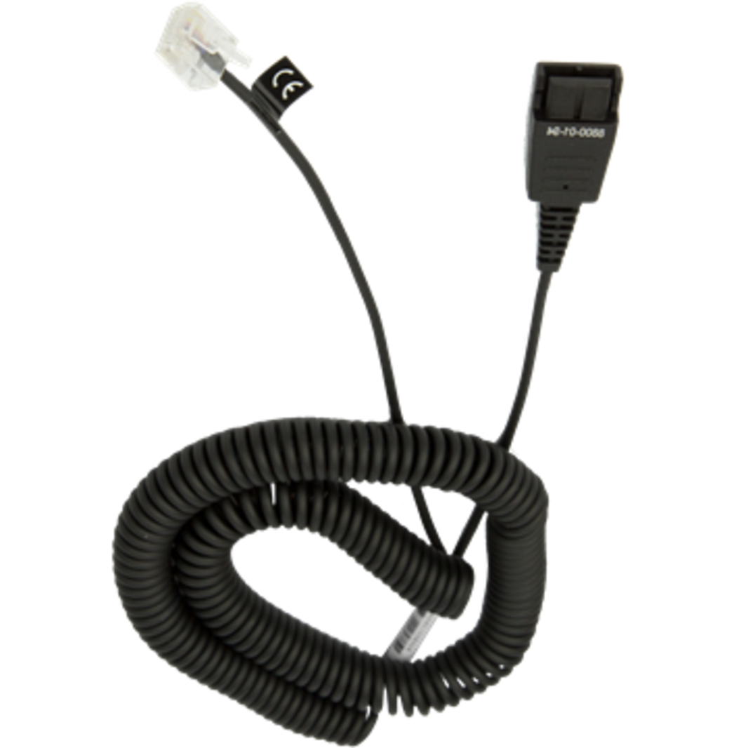 Jabra GN Coiled MOD QD Cord with RJ45