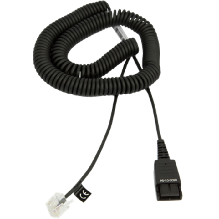 Jabra GN Coiled MOD QD Cord with RJ45