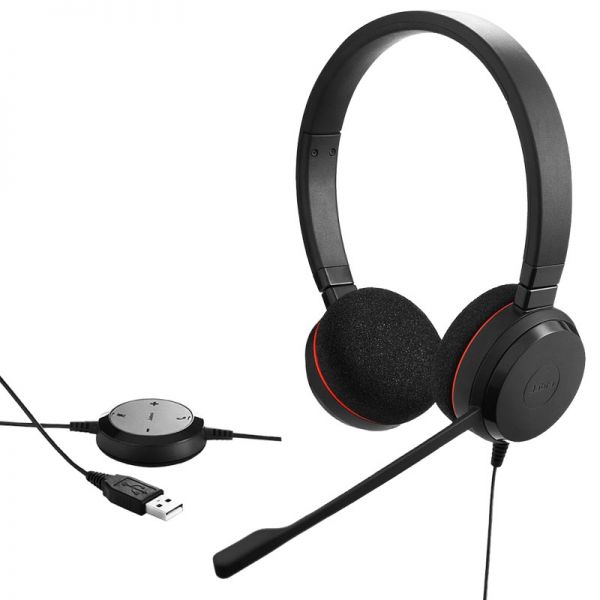 Jabra EVOLVE 20 Duo USB Headset - UC