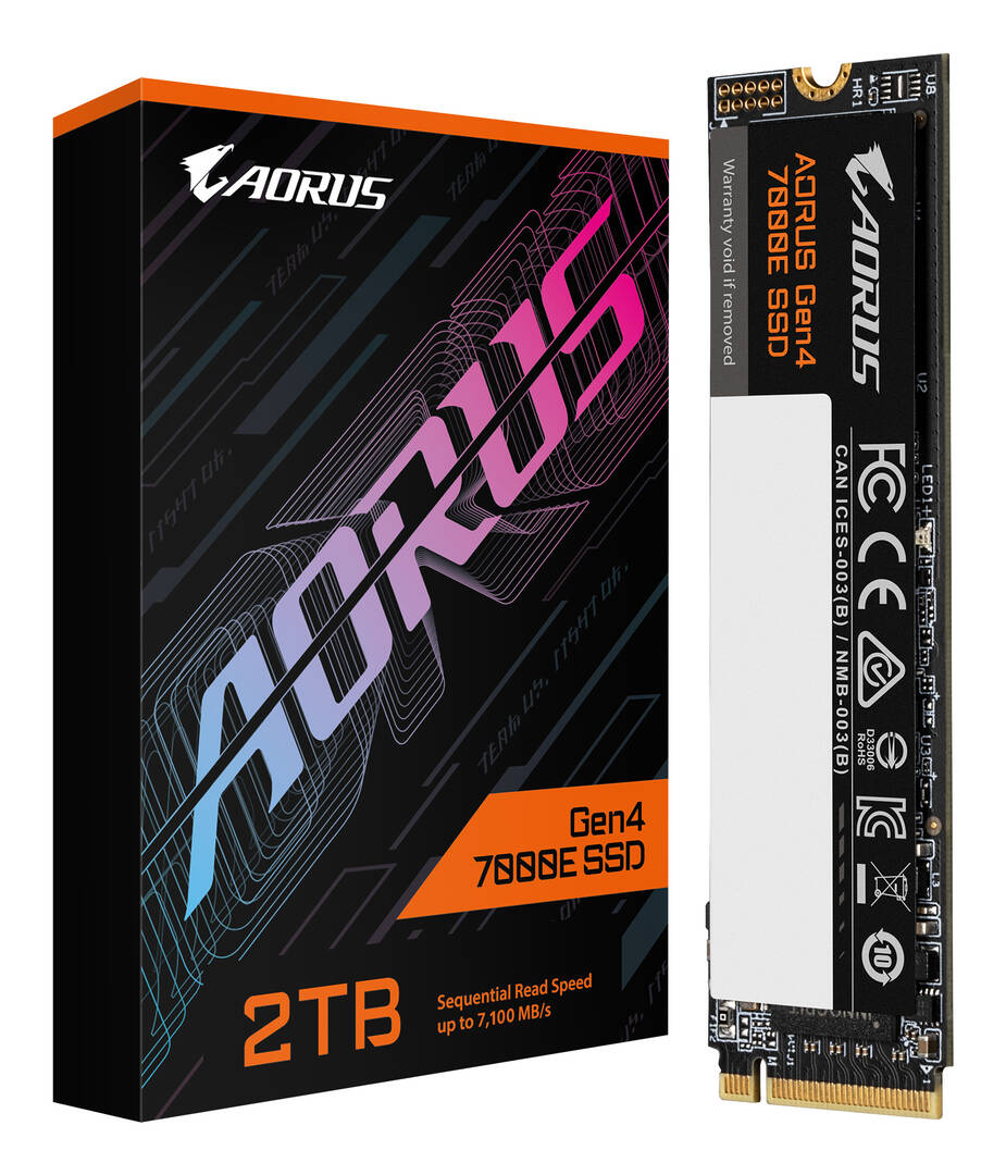 AORUS SSD GEN4 7000E M.2 PCIE 2TB