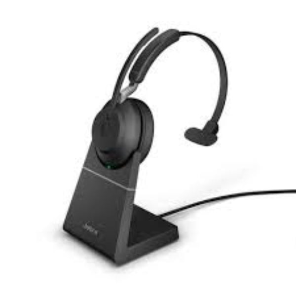 Jabra Evolve2 65 Deskstand Black USB-A Hardwired Cable