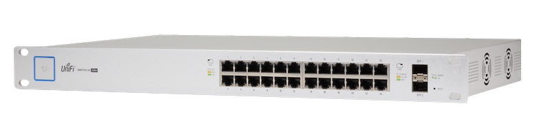 Ubiquiti UniFi Switch US-24-250W - Switch - Managed - 24 x 10 100 1000 (PoE ) 2 x Gigabit SFP - rack-mountable - PoE