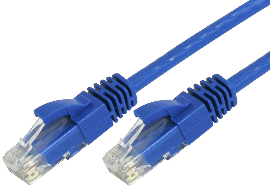 XELAN PK10 CAT6 0.3M BLUE PATCH LEAD