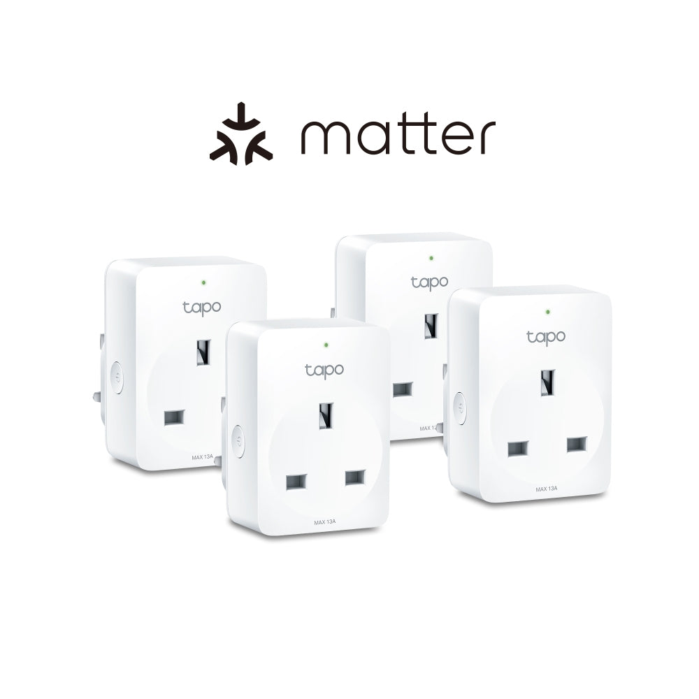 TP-Link Tapo P110M V1 - Smart plug - energy monitoring - wireless - 802.11b g n Bluetooth - 2.4 Ghz (pack of 4)