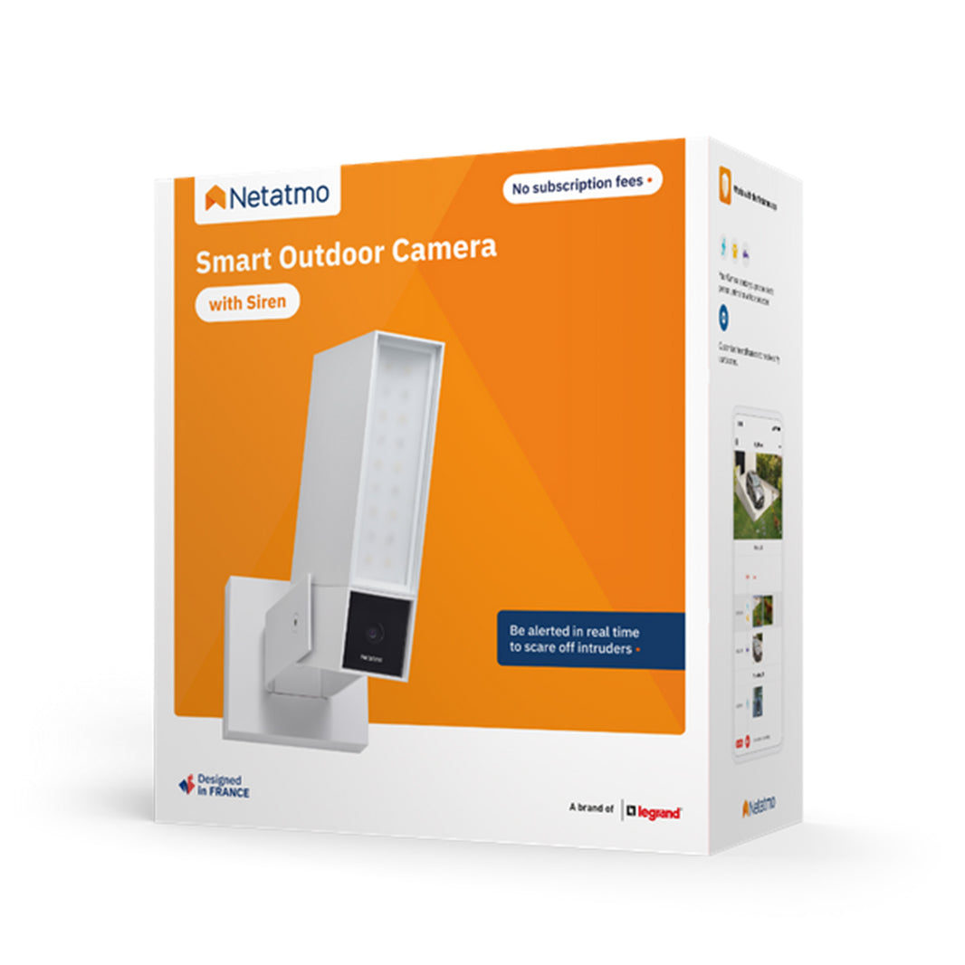 Netatmo Outdoor Cam w/Siren White