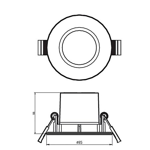 Philips Hue SL261 DIVE RD 070 5W 27K W HV IP65R 3p