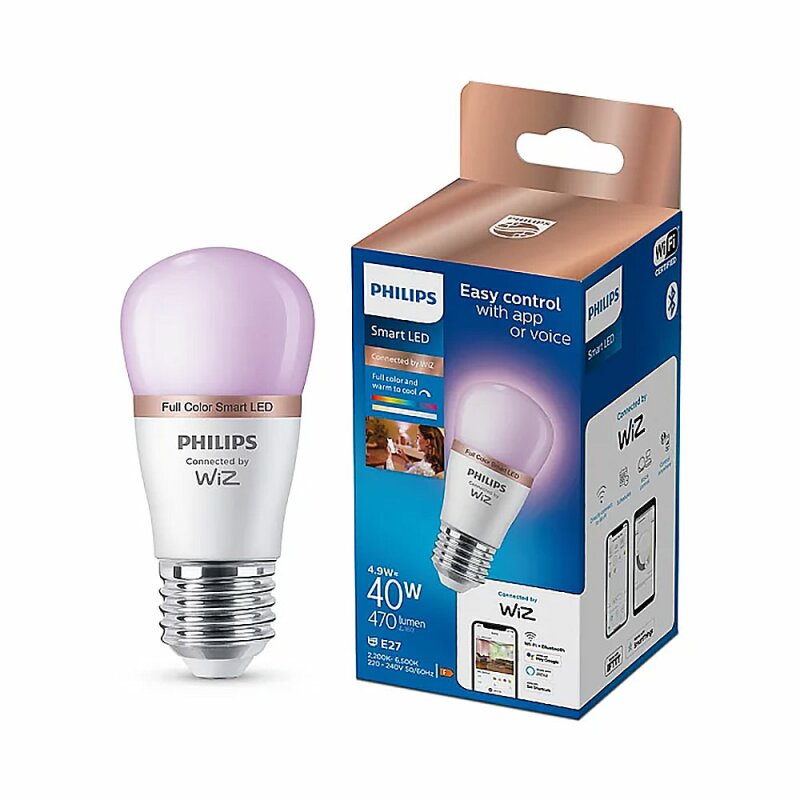Philips Hue PHI WFB 40W P45 E27 922-65 RGB 1PF/6