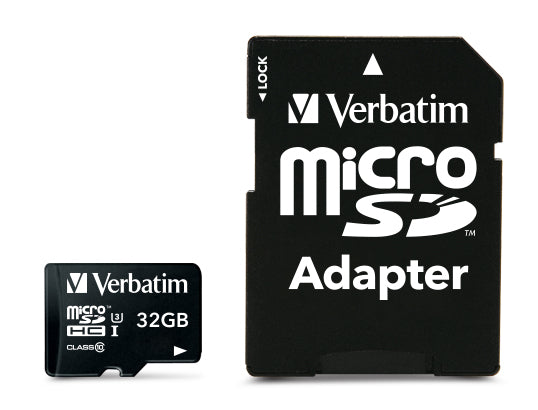 Verbatim Pro microSDHC U3 32GB SD Card