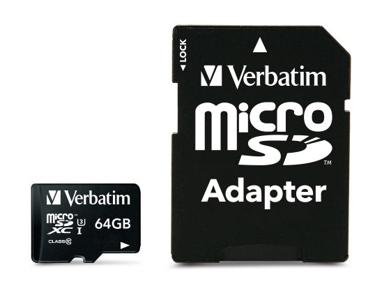 Verbatim Pro microSDXC U3 64GB SD Card